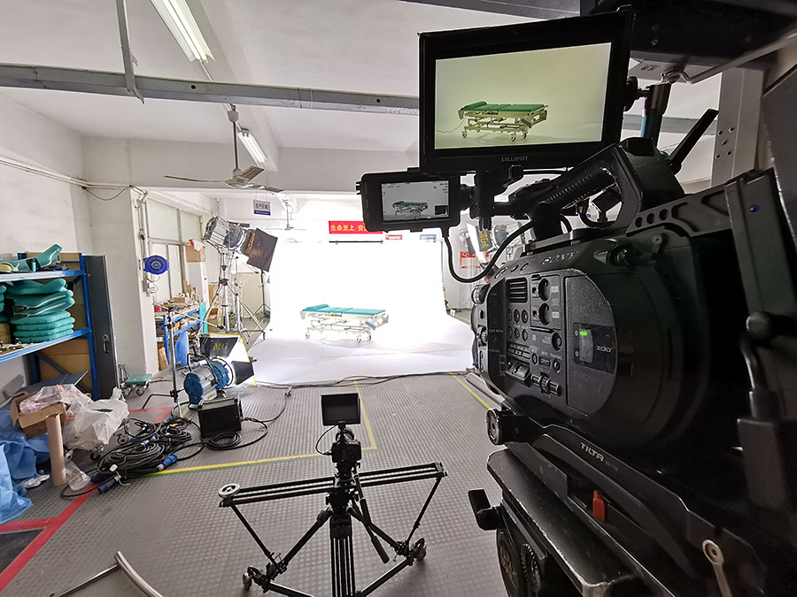 黑眼睛廣告為泰樂康科技拍攝產(chǎn)品短視頻現(xiàn)場(chǎng)